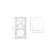 GLOBOSTAR® FDB ES106BT 98002 Επιτοίχιο Παθητικό Ηχείο Εγκαταστάσεων με Μετασχηματιστή 100V & 16Ω - 160W RMS (320W Peak) - 1 x 6" Inches LF & 1 x 1" Inches HF - Αδιάβροχο IP46 - Μαύρο - Μ18.2 x Π27.3 x Υ36.2cm - Σετ 2 Τεμαχίων - 2 Χρόνια 