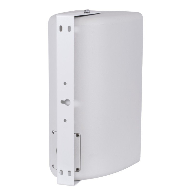 GloboStar® FDB ES108WT 98005 Facilities Speaker - Παθητικό Ηχείο Εγκαταστάσεων Επιτοίχιο με Μετασχηματιστή 100V & 16Ω - 150W RMS (600W Peak) - 1 x 8 Inches LF & 1 x 1 Inches HF - Αδιάβροχο IP65 - Λευκό - Μ24 x Π28.5 x Υ45cm