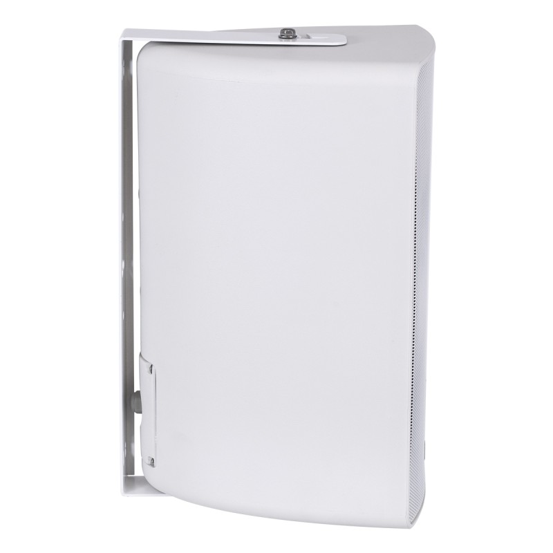 GloboStar® FDB ES108WT 98005 Facilities Speaker - Παθητικό Ηχείο Εγκαταστάσεων Επιτοίχιο με Μετασχηματιστή 100V & 16Ω - 150W RMS (600W Peak) - 1 x 8 Inches LF & 1 x 1 Inches HF - Αδιάβροχο IP65 - Λευκό - Μ24 x Π28.5 x Υ45cm