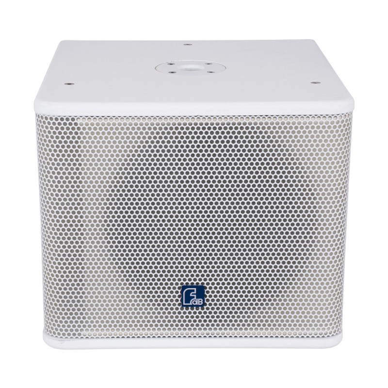 GloboStar® FDB ES112SA 98007 Facilities Speaker - Ενεργό Αυτοενισχυόμενο Ηχείο Subwoofer Εγκαταστάσεων Επιδαπέδιο με Ψηφιακό Ενισχυτή BA1.6 AC 220V/50-60Hz - 600W RMS (1400W Peak) - 1 x 12 Inches LF - IP20 - Λευκό - Μ44.5 x Π44.5 x Υ37.5cm