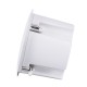 GLOBOSTAR® FDB C800T 98013 Χωνευτό Παθητικό Ηχείο Εγκαταστάσεων με Μετασχηματιστή 100V & 8Ω - 50W RMS (100W Peak) - 1 x 8" Inches LF & 1 x 1" Inches HF - IP20 - Λευκό - Μ28 x Π28 x Υ21cm / Q24.5 x 17.7cm - 2 Χρόνια Εγγύηση