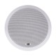 GLOBOSTAR® FDB C800T 98013 Χωνευτό Παθητικό Ηχείο Εγκαταστάσεων με Μετασχηματιστή 100V & 8Ω - 50W RMS (100W Peak) - 1 x 8" Inches LF & 1 x 1" Inches HF - IP20 - Λευκό - Μ28 x Π28 x Υ21cm / Q24.5 x 17.7cm - 2 Χρόνια Εγγύηση