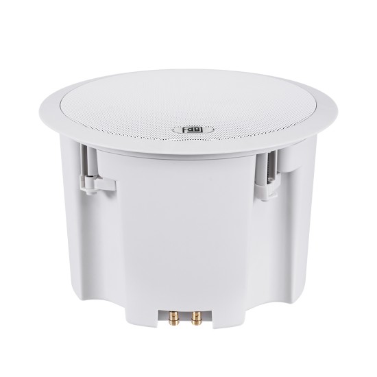 GLOBOSTAR® FDB C800T 98013 Χωνευτό Παθητικό Ηχείο Εγκαταστάσεων με Μετασχηματιστή 100V & 8Ω - 50W RMS (100W Peak) - 1 x 8" Inches LF & 1 x 1" Inches HF - IP20 - Λευκό - Μ28 x Π28 x Υ21cm / Q24.5 x 17.7cm - 2 Χρόνια Εγγύηση