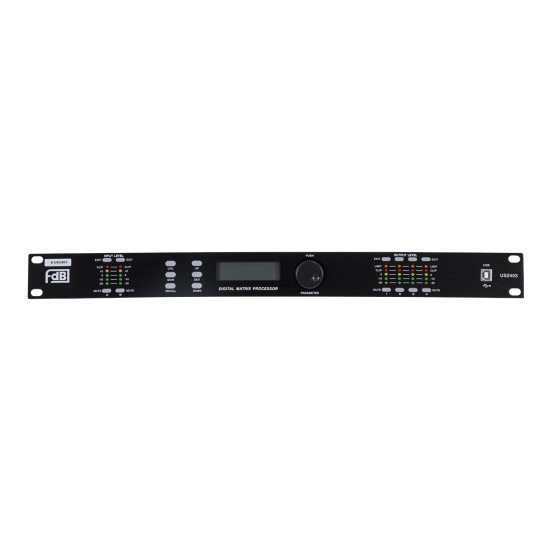 GloboStar® FDB US2403 98020 Audio Processor - Επαγγελματικός Επεξεργαστής Ήχου 2in & 4out - 32-bit DSP SHARC Processor - Frequency Response 20Hz-20Khz DR115DBu - AC 220V/50-60Hz - IP20 - Μαύρο - Μ48.2 x Π20.5 x Υ4.4cm GloboStar® FDB US2403 98020 Audio Processor - Επαγγελματικός Επεξεργαστής Ήχου 2in & 4out - 32-bit DSP SHARC Processor - Frequency Response 20Hz-20Khz DR115DBu - AC 220V/50-60Hz - IP20 - Μαύρο - Μ48.2 x Π20.5 x Υ4.4cm