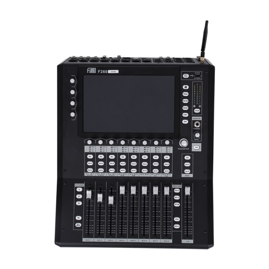 GloboStar® FDB F260 98023 Multifunctional Digital Mixer Audio Console 24Ch - Επαγγελματική Ψηφιακή Κονσόλα Ήχου 16Ch Audio In / 8Ch Audio Out / 8Ch BUS Out - Οθόνη Αφής 10 HD - Wifi Smart System - UDP - AC 220V/50-60Hz - IP20 - Μαύρο - Μ38 x Π49 x Υ GloboStar® FDB F260 98023 Multifunctional Digital Mixer Audio Console 24Ch - Επαγγελματική Ψηφιακή Κονσόλα Ήχου 16Ch Audio In / 8Ch Audio Out / 8Ch BUS Out - Οθόνη Αφής 10 HD - Wifi Smart System - UDP - AC 220V/50-60Hz - IP20 - Μαύρο - Μ38 x Π49 x Υ