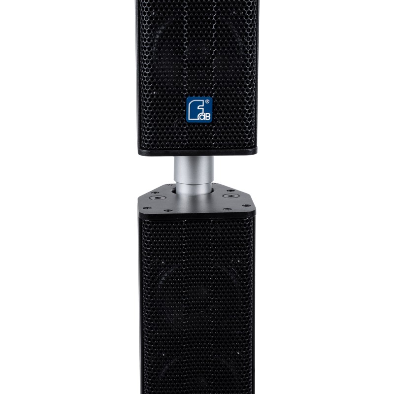 GloboStar® FDB K803 98024 PA Speaker - Παθητικό Ηχείο Column Κολωνάτο Επιτοίχιο & Επιδαπέδιο 8Ω - 200W RMS (800W Peak) - 8 x 3 Inches Mid & HF - IP20 - Μαύρο - Μ10 x Π11 x Υ75cm - Ζεύγος