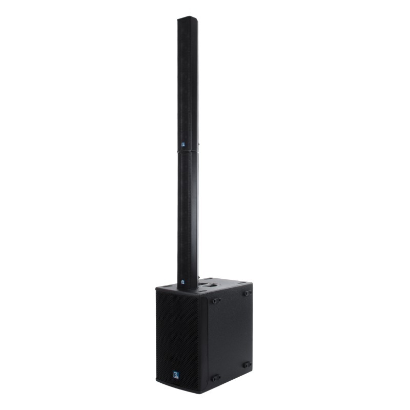 GloboStar® FDB K803 98024 PA Speaker - Παθητικό Ηχείο Column Κολωνάτο Επιτοίχιο & Επιδαπέδιο 8Ω - 200W RMS (800W Peak) - 8 x 3 Inches Mid & HF - IP20 - Μαύρο - Μ10 x Π11 x Υ75cm - Ζεύγος