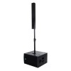 GloboStar® FDB K803 98024 PA Speaker - Παθητικό Ηχείο Column Κολωνάτο Επιτοίχιο & Επιδαπέδιο 8Ω - 200W RMS (800W Peak) - 8 x 3 Inches Mid & HF - IP20 - Μαύρο - Μ10 x Π11 x Υ75cm - Ζεύγος