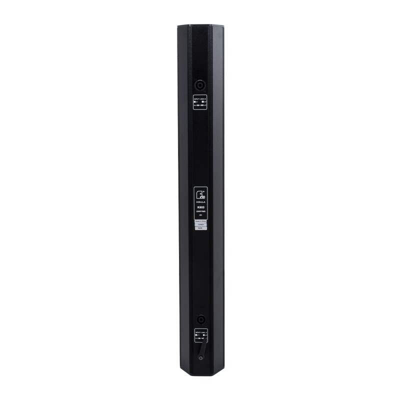 GloboStar® FDB K803 98024 PA Speaker - Παθητικό Ηχείο Column Κολωνάτο Επιτοίχιο & Επιδαπέδιο 8Ω - 200W RMS (800W Peak) - 8 x 3 Inches Mid & HF - IP20 - Μαύρο - Μ10 x Π11 x Υ75cm - Ζεύγος