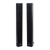 GloboStar® FDB K803 98024 PA Speaker - Παθητικό Ηχείο Column Κολωνάτο Επιτοίχιο & Επιδαπέδιο 8Ω - 200W RMS (800W Peak) - 8 x 3 Inches Mid & HF - IP20 - Μαύρο - Μ10 x Π11 x Υ75cm - Ζεύγος