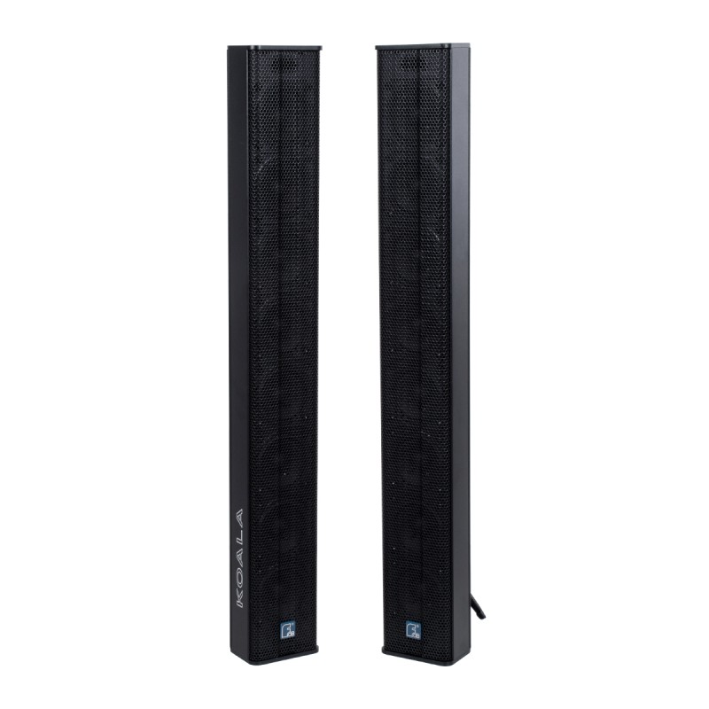 GloboStar® FDB K803 98024 PA Speaker - Παθητικό Ηχείο Column Κολωνάτο Επιτοίχιο & Επιδαπέδιο 8Ω - 200W RMS (800W Peak) - 8 x 3 Inches Mid & HF - IP20 - Μαύρο - Μ10 x Π11 x Υ75cm - Ζεύγος