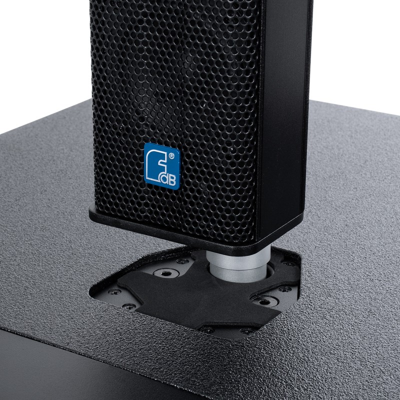 GloboStar® FDB K112BAS 98025 PA Speaker - Ενεργό Αυτοενισχυόμενο Subwoofer Column Επιδαπέδιο με Ψηφιακό Ενισχυτή FA2.36 AC 220V/50-60Hz - 300W RMS/8Ω + 600W RMS/8Ω (1400W Peak) - 1 x 12 Inches LF - IP20 - Μαύρο - Μ32.5 x Π51.5 x Υ53.5cm - Ζεύγος