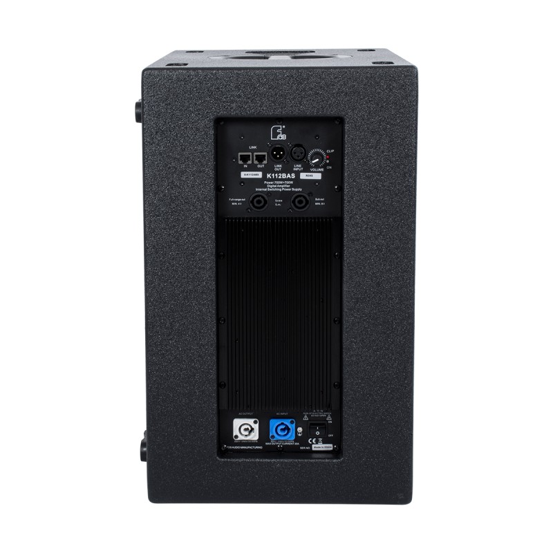 GloboStar® FDB K112BAS 98025 PA Speaker - Ενεργό Αυτοενισχυόμενο Subwoofer Column Επιδαπέδιο με Ψηφιακό Ενισχυτή FA2.36 AC 220V/50-60Hz - 300W RMS/8Ω + 600W RMS/8Ω (1400W Peak) - 1 x 12 Inches LF - IP20 - Μαύρο - Μ32.5 x Π51.5 x Υ53.5cm - Ζεύγος