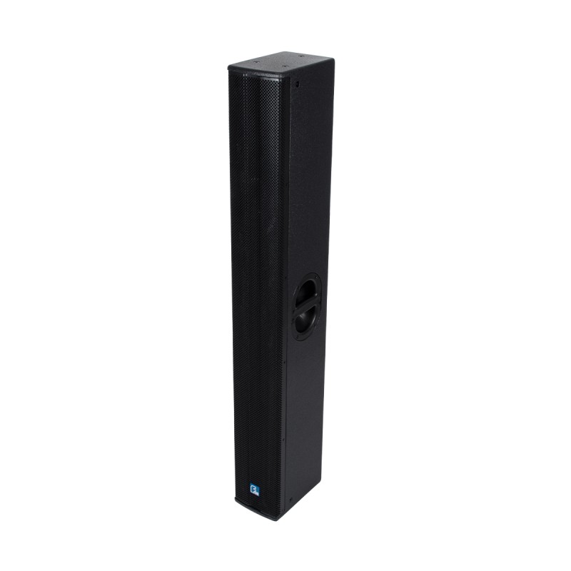 GloboStar® FDB K806 98027 PA Speaker - Παθητικό Ηχείο Column Κολωνάτο Επιτοίχιο & Επιδαπέδιο 6Ω - 480W RMS (1920W Peak) - 6 x 6 Inches Mid & 2 x 1.7 Inches HF - IP20 - Μαύρο - Μ15.8 x Π24.2 x Υ129cm