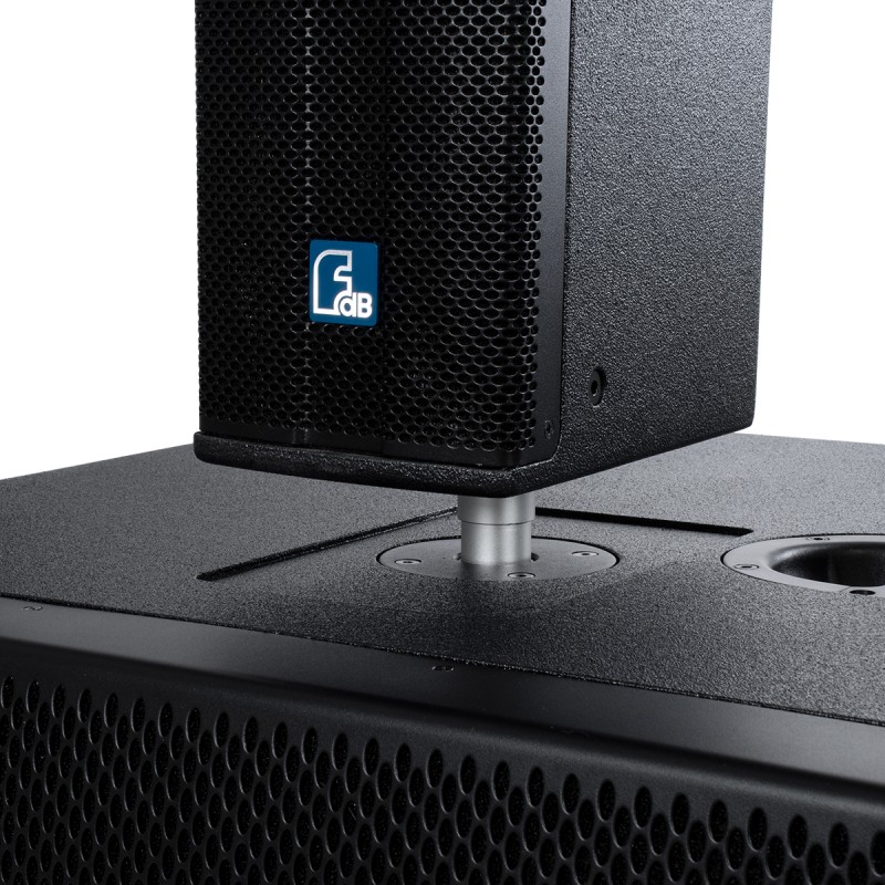 GloboStar® FDB K806 98027 PA Speaker - Παθητικό Ηχείο Column Κολωνάτο Επιτοίχιο & Επιδαπέδιο 6Ω - 480W RMS (1920W Peak) - 6 x 6 Inches Mid & 2 x 1.7 Inches HF - IP20 - Μαύρο - Μ15.8 x Π24.2 x Υ129cm