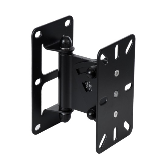 GLOBOSTAR® FDB WB2 98030 Επιτοίχια Ρυθμιζόμενη Βάση για Τοποθέτηση Συστήματος Κολωνάτων Ηχείων - IP20 - Μαύρο - Μ9.5 x Π11.5 x Υ16cm - Σετ 2 Τεμαχίων