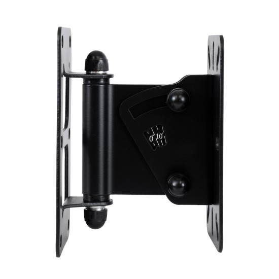 GLOBOSTAR® FDB WB2 98030 Επιτοίχια Ρυθμιζόμενη Βάση για Τοποθέτηση Συστήματος Κολωνάτων Ηχείων - IP20 - Μαύρο - Μ9.5 x Π11.5 x Υ16cm - Σετ 2 Τεμαχίων