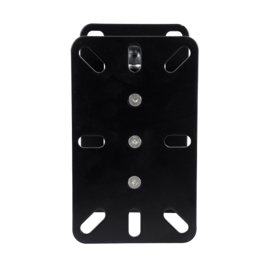 GLOBOSTAR® FDB WB2 98030 Επιτοίχια Ρυθμιζόμενη Βάση για Τοποθέτηση Συστήματος Κολωνάτων Ηχείων - IP20 - Μαύρο - Μ9.5 x Π11.5 x Υ16cm - Σετ 2 Τεμαχίων