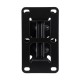 GLOBOSTAR® FDB WB2 98030 Επιτοίχια Ρυθμιζόμενη Βάση για Τοποθέτηση Συστήματος Κολωνάτων Ηχείων - IP20 - Μαύρο - Μ9.5 x Π11.5 x Υ16cm - Σετ 2 Τεμαχίων