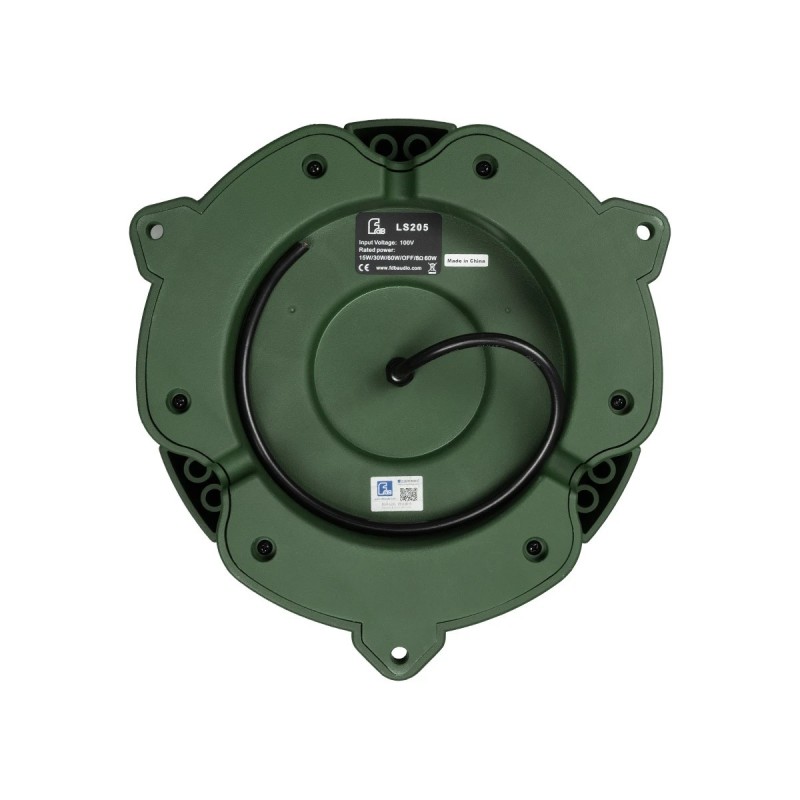 GLOBOSTAR® FDB LS205 98033 Επιδαπέδιο Παθητικό Ηχείο Εγκαταστάσεων με Μετασχηματιστή 100V & 8Ω - 60W RMS (120W Peak) - 1 x 5.25" Inches LF & 1 x 1" Inches HF - Αδιάβροχο IP56 - Πράσινο - Μ31.5 x Π31.5 x Υ40cm - 2 Χρόνια Εγγύηση