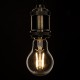 GloboStar® 99006 Λάμπα LED Long Filament E27 A60 Γλόμπος 6W 600lm 360° AC 220-240V IP20 Φ6 x Υ10.5cm Θερμό Λευκό 2700K με Διάφανο Γυαλί - Dimmable - 3 Χρόνια Εγγύηση