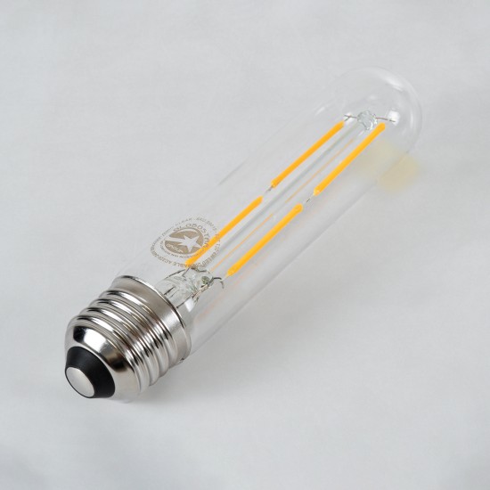 GloboStar® 99019 Λάμπα LED Long Filament E27 T30 Σωλήνας 4W 400lm 360° AC 220-240V IP20 Φ3 x Υ13.5cm Θερμό Λευκό 2700K με Διάφανο Γυαλί - Dimmable - 3 Years Warranty GloboStar® 99019 Λάμπα LED Long Filament E27 T30 Σωλήνας 4W 400lm 360° AC 220-240V IP20 Φ3 x Υ13.5cm Θερμό Λευκό 2700K με Διάφανο Γυαλί - Dimmable - 3 Years Warranty
