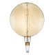GloboStar® 99030 Λάμπα LED Long Filament E27 G380 ORBITAL Γλόμπος 10W 800lm 360° AC 220-240V IP20 Φ38 x Υ55cm Ultra Θερμό Λευκό 2200K με Μελί Γυαλί - Dimmable - 3 Years Warranty - The Bigger Bulb in Greece