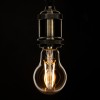 GloboStar® 99037 LED Long Filament Bulb E27 A60 Globe 8W 720lm 360° AC 220-240V IP20 D6 x H10.5cm Ultra Θερμό Λευκό 2200K με Μελί Γυαλί - Dimmable - 3 Years Warranty