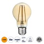 GLOBOSTAR® GLOBE 99038 Λάμπα E27 A60 LED 10W 900lm 360° AC 220-240V IP20 Ultra Θερμό Λευκό 2200K Dimmable - Long Filament Chip - Μελί - Μ6 x Π6 x Υ10.5cm - 3 Χρόνια Εγγύηση