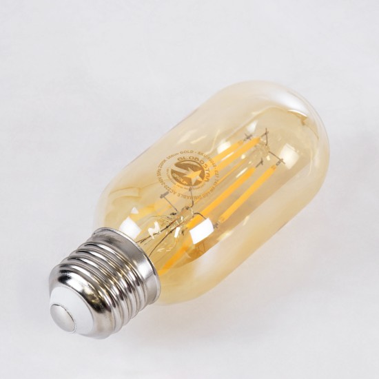 GloboStar® 99048 Λάμπα LED Long Filament E27 T45 Σωλήνας 4W 350lm 360° AC 220-240V IP20 Φ4.5 x Υ11cm Ultra Θερμό Λευκό 2200K με Μελί Γυαλί - Dimmable - 3 Years Warranty GloboStar® 99048 Λάμπα LED Long Filament E27 T45 Σωλήνας 4W 350lm 360° AC 220-240V IP20 Φ4.5 x Υ11cm Ultra Θερμό Λευκό 2200K με Μελί Γυαλί - Dimmable - 3 Years Warranty