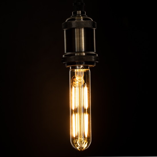 GloboStar® 99049 Λάμπα LED Long Filament E27 T30 Σωλήνας 4W 350lm 360° AC 220-240V IP20 Φ3 x Υ13.5cm Ultra Θερμό Λευκό 2200K με Μελί Γυαλί - Dimmable - 3 Years Warranty GloboStar® 99049 Λάμπα LED Long Filament E27 T30 Σωλήνας 4W 350lm 360° AC 220-240V IP20 Φ3 x Υ13.5cm Ultra Θερμό Λευκό 2200K με Μελί Γυαλί - Dimmable - 3 Years Warranty