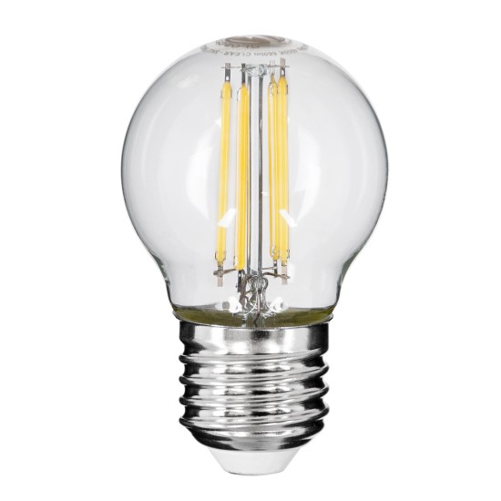 GloboStar® 99052 Λάμπα LED Long Filament E27 G45 Γλομπάκι 6W 660lm 360° AC 220-240V IP20 Φ4.5 x Υ7.5cm Φυσικό Λευκό 4000K με Διάφανο Γυαλί - Dimmable - 3 Years Warranty GloboStar® 99052 Λάμπα LED Long Filament E27 G45 Γλομπάκι 6W 660lm 360° AC 220-240V IP20 Φ4.5 x Υ7.5cm Φυσικό Λευκό 4000K με Διάφανο Γυαλί - Dimmable - 3 Years Warranty