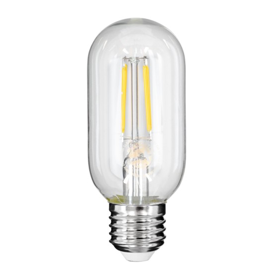 GloboStar® 99057 Λάμπα LED Long Filament E27 T45 Σωλήνας 4W 440lm 360° AC 220-240V IP20 Φ4.5 x Υ11cm Φυσικό Λευκό 4000K με Διάφανο Γυαλί - Dimmable - 3 Years Warranty GloboStar® 99057 Λάμπα LED Long Filament E27 T45 Σωλήνας 4W 440lm 360° AC 220-240V IP20 Φ4.5 x Υ11cm Φυσικό Λευκό 4000K με Διάφανο Γυαλί - Dimmable - 3 Years Warranty