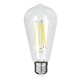 GloboStar® 99094 Λάμπα LED Long Filament E27 ST64 Αχλάδι 4W 840lm 360° AC 220-240V IP20 Φ6.4 x Υ14.5cm Φυσικό Λευκό 4000K με Διάφανο Γυαλί - Pro Series 210lm/W - A Ενεργειακή Κλάση - 3 Χρόνια Εγγύηση GloboStar® 99094 Λάμπα LED Long Filament E27 ST64 Αχλάδι 4W 840lm 360° AC 220-240V IP20 Φ6.4 x Υ14.5cm Φυσικό Λευκό 4000K με Διάφανο Γυαλί - Pro Series 210lm/W - A Ενεργειακή Κλάση - 3 Χρόνια Εγγύηση
