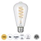 GloboStar® 99143 Λάμπα LED Soft S Spiral Filament E27 ST64 Αχλάδι 4W 300lm 360° AC 220-240V IP20 Φ6.4 x Υ14cm Θερμό Λευκό 2700K με Διάφανο Γυαλί - Dimmable - 3 Χρόνια Εγγύηση GloboStar® 99143 Λάμπα LED Soft S Spiral Filament E27 ST64 Αχλάδι 4W 300lm 360° AC 220-240V IP20 Φ6.4 x Υ14cm Θερμό Λευκό 2700K με Διάφανο Γυαλί - Dimmable - 3 Χρόνια Εγγύηση
