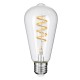 GloboStar® 99143 Λάμπα LED Soft S Spiral Filament E27 ST64 Αχλάδι 4W 300lm 360° AC 220-240V IP20 Φ6.4 x Υ14cm Θερμό Λευκό 2700K με Διάφανο Γυαλί - Dimmable - 3 Χρόνια Εγγύηση GloboStar® 99143 Λάμπα LED Soft S Spiral Filament E27 ST64 Αχλάδι 4W 300lm 360° AC 220-240V IP20 Φ6.4 x Υ14cm Θερμό Λευκό 2700K με Διάφανο Γυαλί - Dimmable - 3 Χρόνια Εγγύηση