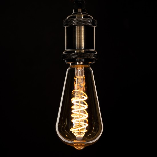 GloboStar® 99144 Λάμπα LED Soft S Spiral Filament E27 ST64 Αχλάδι 4W 280lm 360° AC 220-240V IP20 Φ6.4 x Υ14cm Ultra Θερμό Λευκό 2200K με Μελί Γυαλί - Dimmable - 3 Χρόνια Εγγύηση GloboStar® 99144 Λάμπα LED Soft S Spiral Filament E27 ST64 Αχλάδι 4W 280lm 360° AC 220-240V IP20 Φ6.4 x Υ14cm Ultra Θερμό Λευκό 2200K με Μελί Γυαλί - Dimmable - 3 Χρόνια Εγγύηση