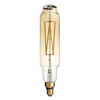 GLOBOSTAR® BANANAS 99168 Λάμπα E27 BTT80 LED 8W 720lm 360° AC 220-240V IP20 Ultra Θερμό Λευκό 2200K Dimmable - Long Filament Chip - Μελί - Μ7.8 x Π7.8 x Υ34.5cm - 3 Χρόνια Εγγύηση