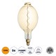 GloboStar® 99170 Λάμπα LED Soft S Spiral Filament E27 BT180 MANGOS Γλόμπος 6W 420lm 360° AC 220-240V IP20 Φ18 x Υ39cm Ultra Θερμό Λευκό 2200K με Μελί Γυαλί - Dimmable - 3 Years Warranty