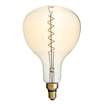 GLOBOSTAR® PAPAYAS 99171 Λάμπα E27 ER180 LED 6W 420lm 360° AC 220-240V IP20 Ultra Θερμό Λευκό 2200K Dimmable - Soft S Spiral Filament Chip - Μελί - Μ18 x Π18 x Υ30cm - 3 Χρόνια Εγγύηση