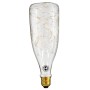 GLOBOSTAR® DECOBOTTLE 99221 Λάμπα E27 DBC80 LED 3W 240lm 360° AC 220-240V IP20 Θερμό Λευκό 2700K - Copper String Chip - Διάφανο - Μ8 x Π8 x Υ23cm - 3 Χρόνια Εγγύηση