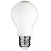 GloboStar® 99242 Λάμπα E27 A60 Γλόμπος LED CCT FILAMENT 6W 560 lm 320° AC 85-265V με Λευκό Γαλακτερό Γυαλί 3 Step Switch CCT Change Θερμό Λευκό - Φυσικό Λευκό - Ψυχρό Λευκό