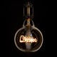 GloboStar® 99255 Λάμπα LED Ultra Thin Soft S Spiral Letter Filament E27 G125 DREAM Γλόμπος 2.4W 204lm 360° AC 220-240V IP20 Φ12.5 x Υ18cm Ultra Θερμό Λευκό 2200K με Μελί Γυαλί - Dimmable - 3 Years Warranty