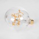 GloboStar® 99261 Λάμπα LED Ultra Thin Soft S Spiral Letter Filament E27 G125 LOVE YOU Γλόμπος 4W 340lm 360° AC 220-240V IP20 Φ12.5 x Υ18cm Ultra Θερμό Λευκό 2200K με Διάφανο Γυαλί - Dimmable - 3 Years Warranty