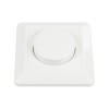 GloboStar® 999-0006 Ροοστάτης Dimmer Τοίχου LED AC100-240V 400W IP20 Μ8.4 x Π8.4 x Υ4.5cm