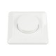 GloboStar® 999-0006 Ροοστάτης Dimmer Τοίχου LED AC100-240V 400W IP20 Μ8.4 x Π8.4 x Υ4.5cm