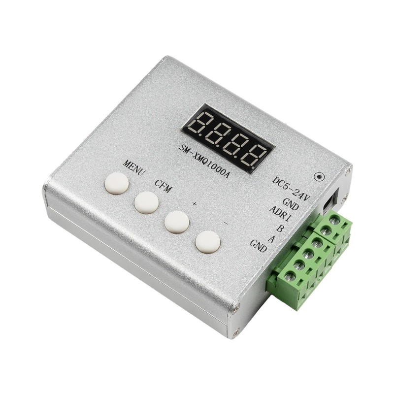 GloboStar 999-0008 DMX512 RGB GENIUS  TTL Output Controller SM-XMQ1000A DC 5-24V για RGB Wall Washer και Digital Neon Strip