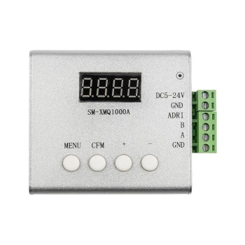 GloboStar 999-0008 DMX512 RGB GENIUS  TTL Output Controller SM-XMQ1000A DC 5-24V για RGB Wall Washer και Digital Neon Strip