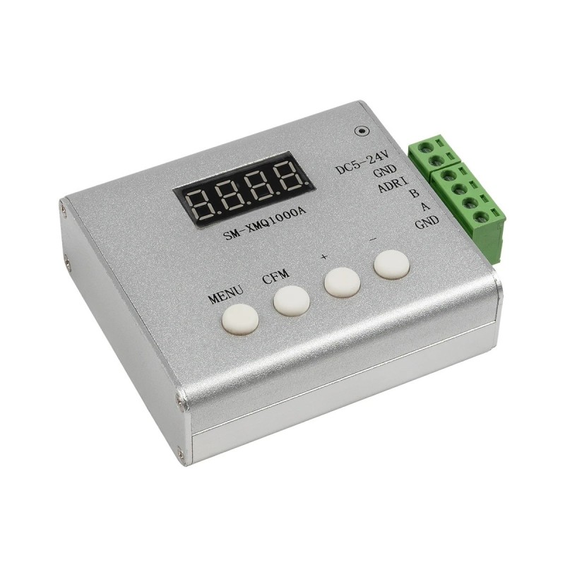 GloboStar 999-0008 DMX512 RGB GENIUS  TTL Output Controller SM-XMQ1000A DC 5-24V για RGB Wall Washer και Digital Neon Strip