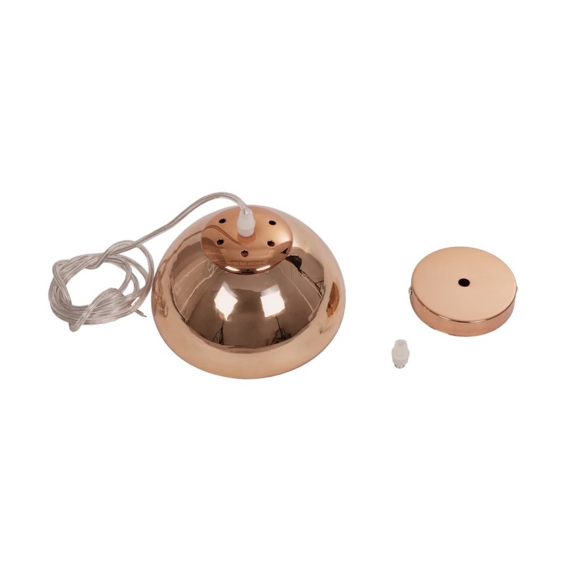 GLOBOSTAR® CRISTIN 999-0038 Μοντέρνο Κρεμαστό Φωτιστικό Οροφής με Ντουί 1 x G4 AC 220-240V IP20 - Χάλκινο - Μ18 x Π18 x Υ13cm